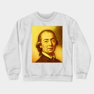 Johann Gottfried Herder Golden Portrait | Johann Gottfried Herder Artwork 9 Crewneck Sweatshirt